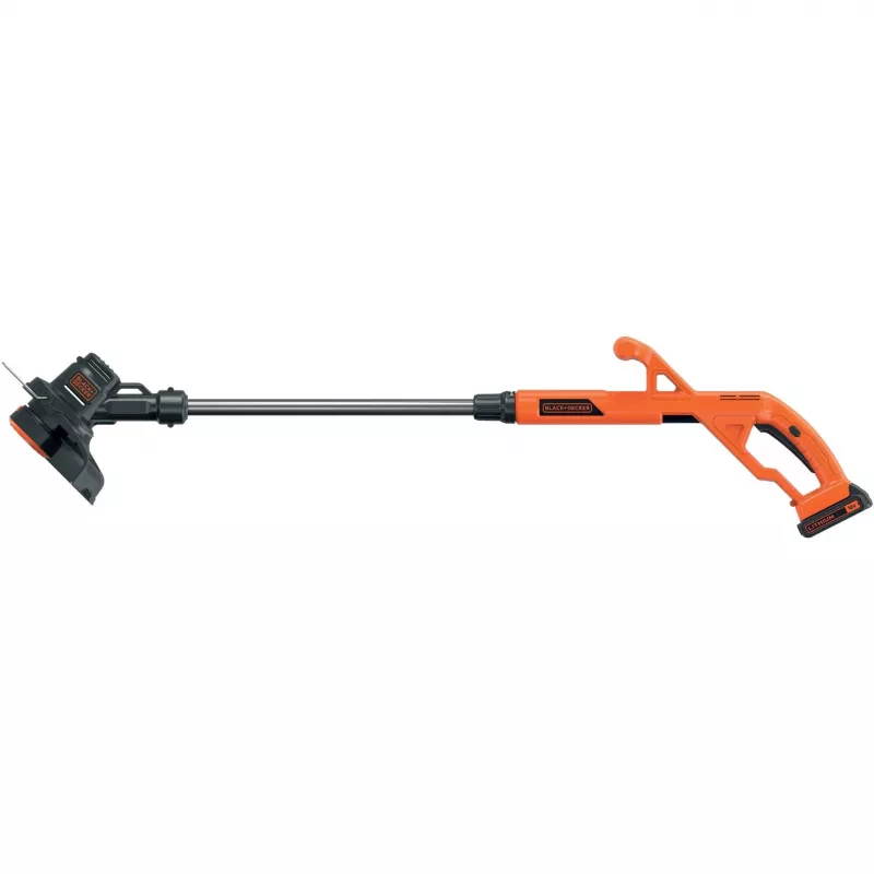Black & Decker ST1823 18V Cordless Grass Trimmer with 28cm Cutting Width, AFS Line Feed, Edging Function and Telescopic Shaft