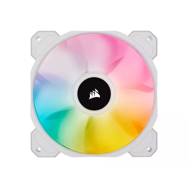 Corsair iCUE SP120 RGB ELITE Performance 120mm White PWM ARGB Case Fan Triple Pack