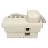 Analog telephone Panasonic KX-TS500PDW — 16 buttons, white, desk/wall mount, 100-entry phonebook