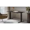 Desk with electric height adjustment MOON LONG 150x80x72-120 black