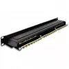 DeLOCK 66876 patch panel 1U Cat6a Black Metal