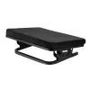 Footrest MACLEAN MC-460 ergonomic cushioned metal footrest, non-slip base, tilt -20–20°, max load 20 kg, black