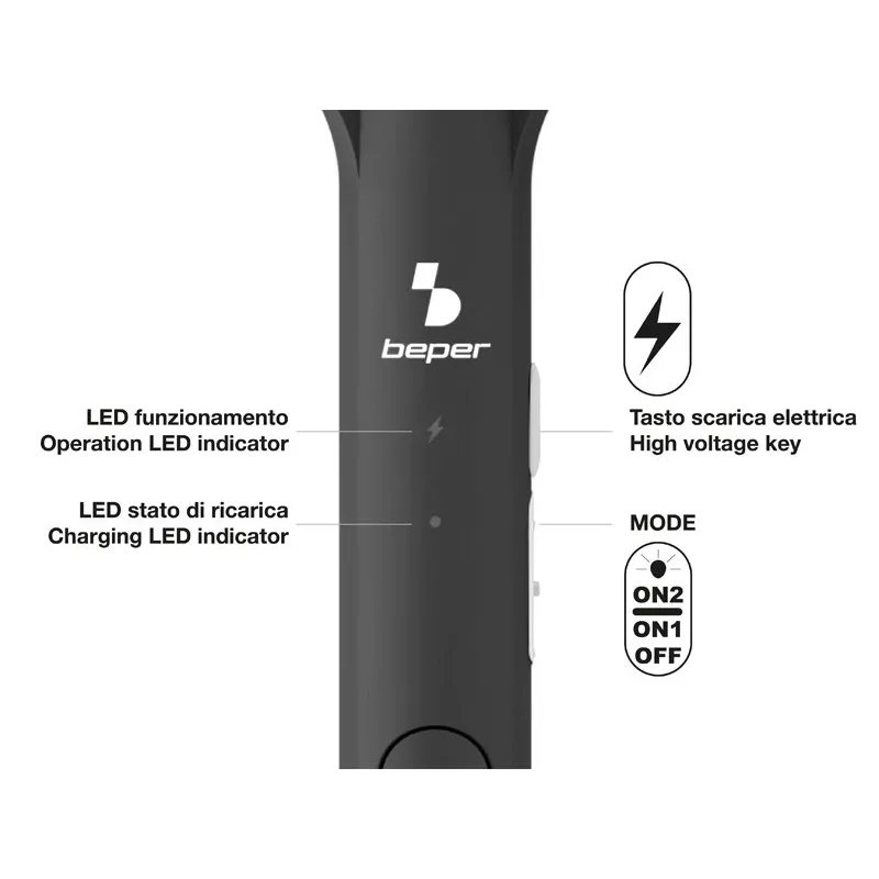 Electric kettle Beper P206ZAN250 1.7 L 2200 W, stainless steel heating element