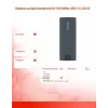 M.2 SSD enclosure SAVIO AK-67 Grey, USB 10 Gbit/s, single M.2 drive support