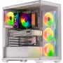 PC Case KRUX Exo RGB White — ATX tower, steel, 2x3.5 inch + 2x2.5 inch bays, USB-C, RGB