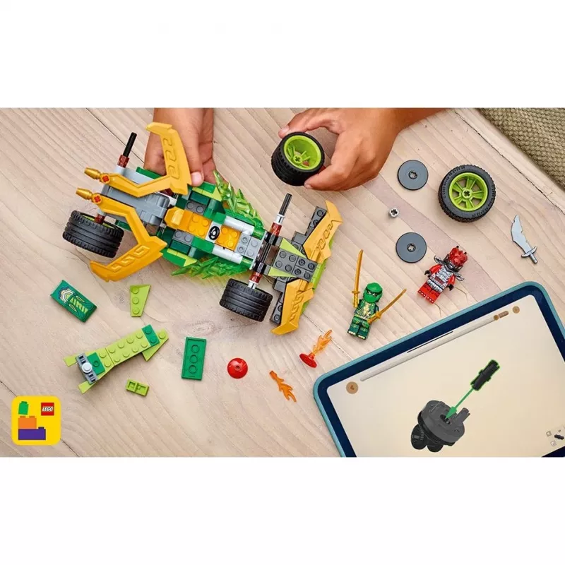 LEGO building set NINJAGO Lloyd's Action Speedster 71828, 181 pieces, 2 minifigures, age 7+