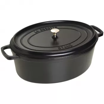 Roasting Pan Staub 40509-509-0 12 L Cast Iron Black