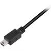 USB 2.0 Cable, USB-A Plug > Mini-USB Plug (black, 1,0 Meter, double-shielded)