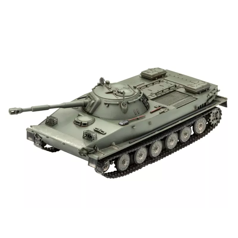 Plastic model REVELL PT-76B scale 1:72 assembly kit, military amphibious light tank