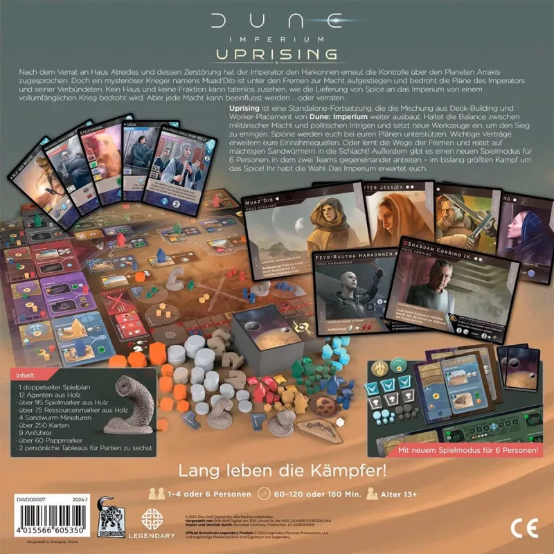 Dune: Imperium - Uprising, Board Game