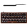 Sharkoon 100068081 Keyboard Home USB QWERTZ German Black Wood 75%