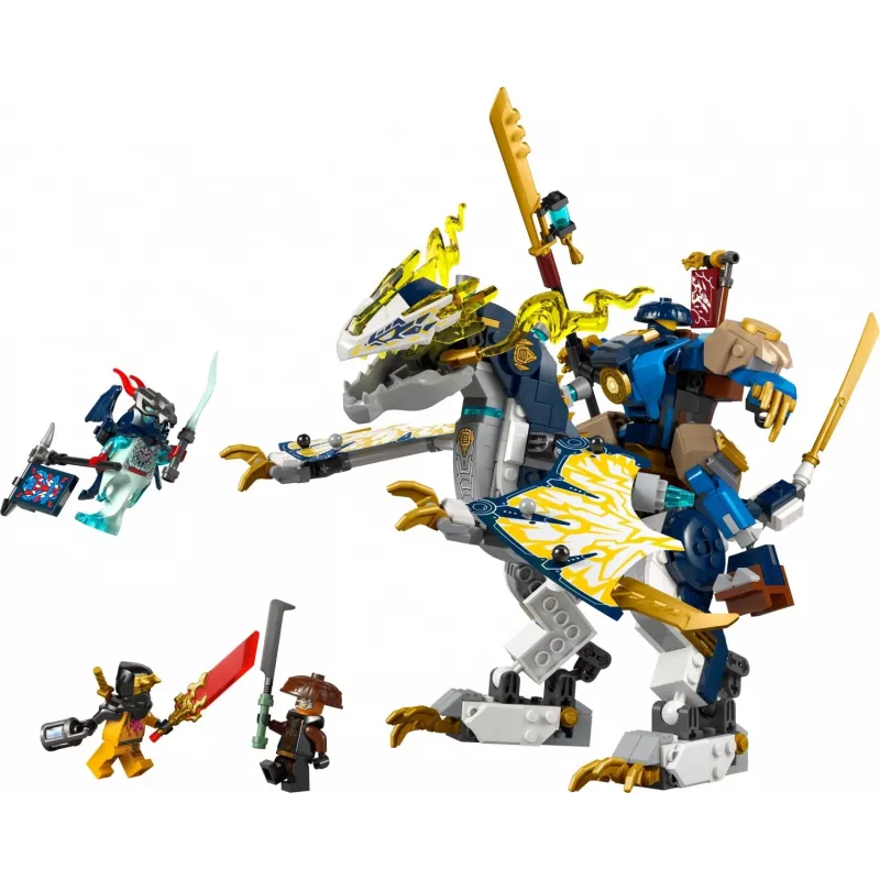 LEGO NINJAGO set 71843 Rogue’s Mech Dragon Rider — 584 pcs, 4 minifigures, 190 mm model height