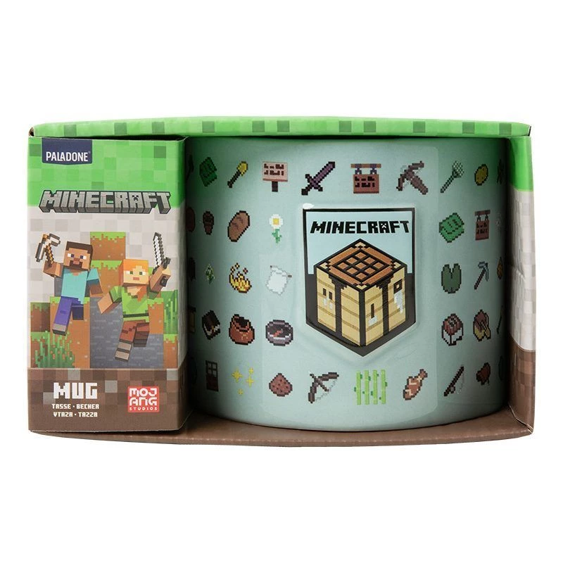 Mug Paladone Minecraft embossed design PP14641MCF 330–350 ml ceramic