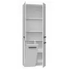 Topeshop NEL 1K DD white gloss bathroom storage cabinet White