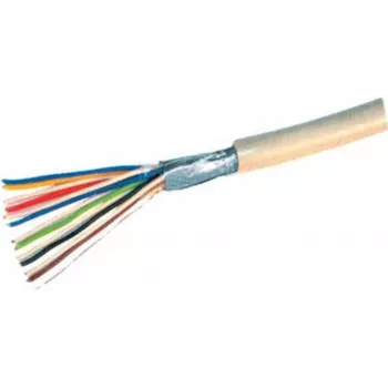 Telephone cable ShiverPeaks 76860-100KARTON 6x2x0.6mm for in-wall installation