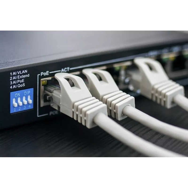 Network Cable Extralink Twisted pair CAT5E FTP Indoor 305M Grey