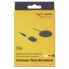 Table microphone DeLOCK 65873 Black