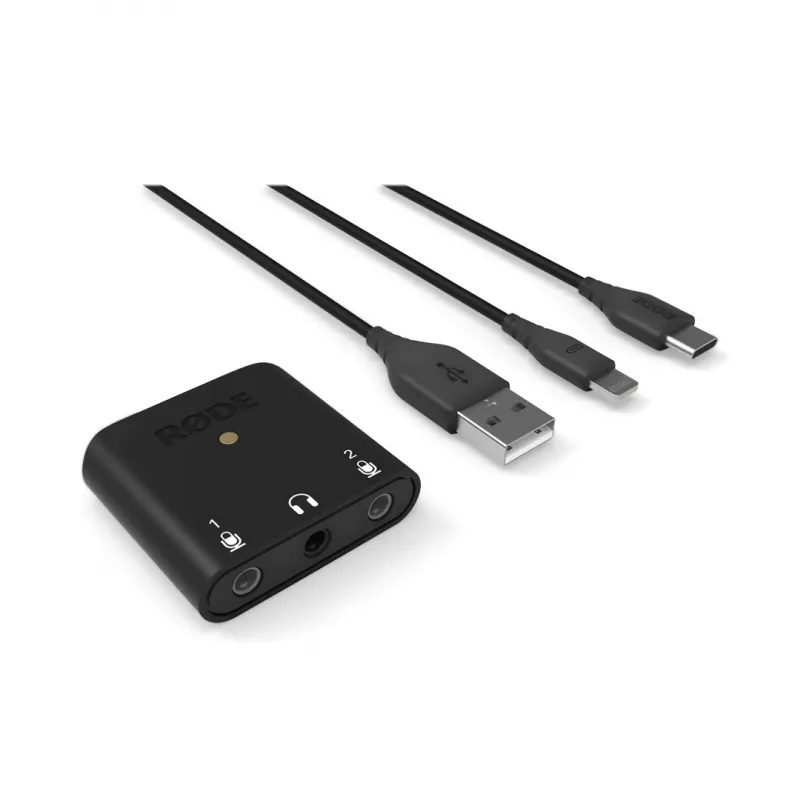 RØDE AI-Micro Audio interface Two-channel 24 bit 48 kHz Black