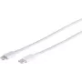 Lightning Cable S/CONN 14-13053 2m 18W 9V 2A White