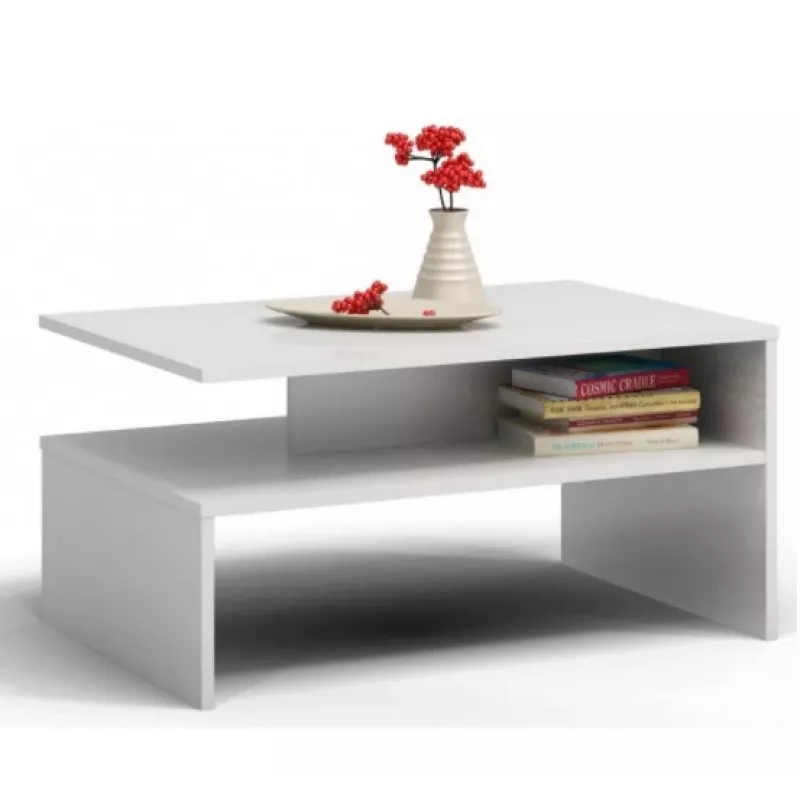 Topeshop ŁAWA BOSTON BIEL coffee/side/end table Coffee table Free-form shape 2 leg(s)