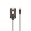 Unitek Y-1105K USB-C to RS-232 Adapter, 1.5 m, Black