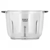 Electric food chopper HEINRICH'S HMZ 8850, 500 W, 2 L bowl, 4 blades, technopolymer, silver