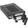 ICY DOCK - ToughArmor - MB993SK-B - 3x 2,5 SATA HDD & SSD in 1x 3.5 Einbauschacht Vollmetall-Wechselrahmen mit Sicherheitsschloss