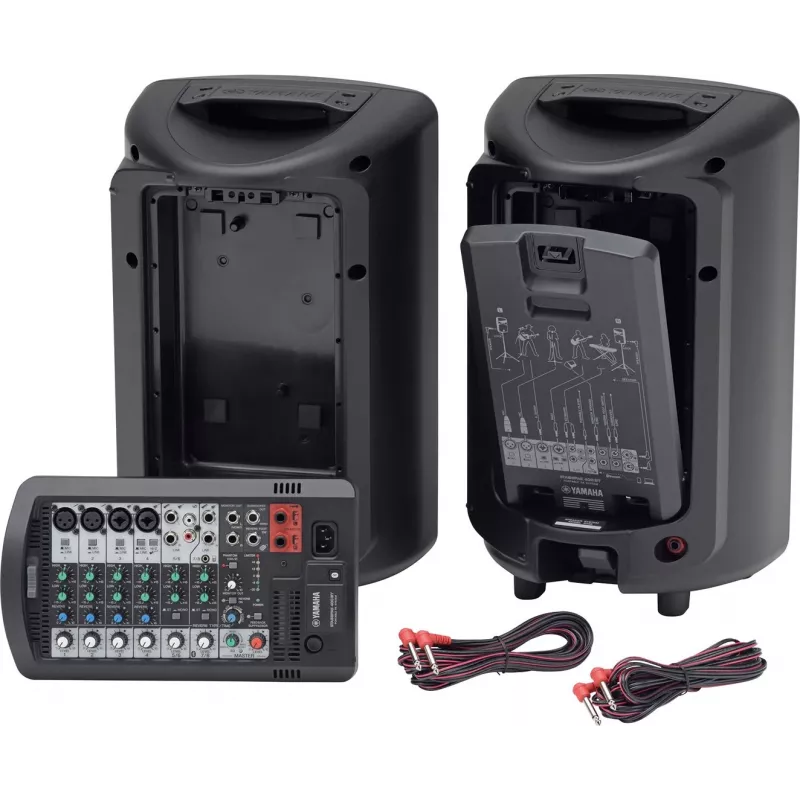 Freestanding PA system YAMAHA Stagepas 400BT — 400 W, 2-way, 10-channel mixer, Bluetooth 4.1, black