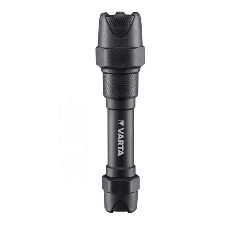 Varta Indestructible F20 Pro - handheld flashlight - Black - Aluminium - 9 m - IP67 - LED