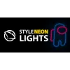 Decorative neon-style LED light MANTA SNL27BLT Style Neon Lights ASTRONAUT, plug-in tabletop wall LED accent