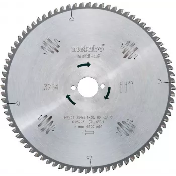 Circular saw blade Metabo 628223000 25.4 cm