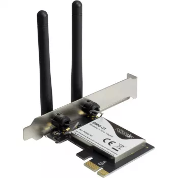 Inter-Tech DMG-31 - Built-In - Wireless - PCI Express - Wi-Fi - Wi-Fi 4 (802.11n) - 300 Mbit/s (88888147)
