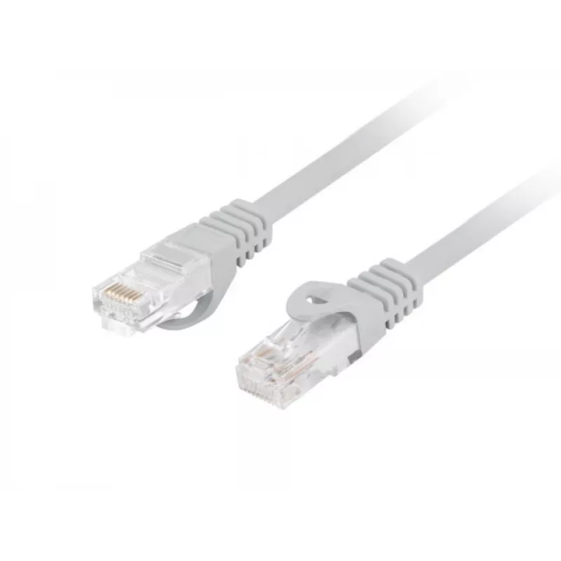 LANBERG networking cable Cat6 U/UTP RJ-45 to RJ-45 0.5 m grey PCU6-10CU-0050-S