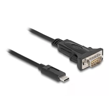 DeLOCK Adapter USB Type-C to RS-232 D-Sub 9 pin male 0.25 m