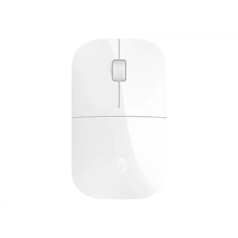 HP Z3700 White Wireless Mouse, Ambidextrous, Optical, RF Wireless, 1200 DPI, White