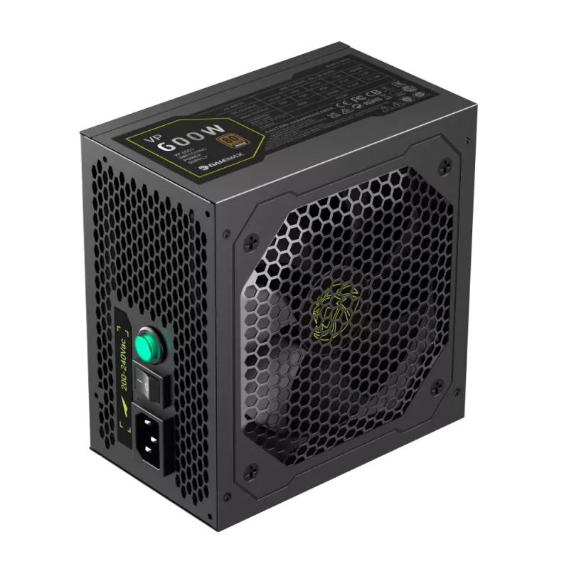 Gamemax Power Supply, 80 PLUS, Standard | VP 600S | 600 W