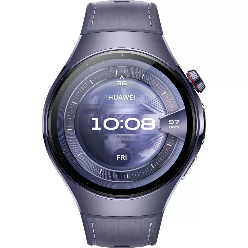 Watch 5 46mm (Rates-L39L), Smartwatch Grey/Violet, Komposit-Watch Strap in grey violet, Enclosure aus Titanium