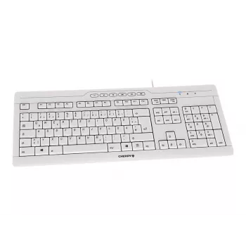 CHERRY STREAM 3.0 keyboard Office USB Swiss Grey