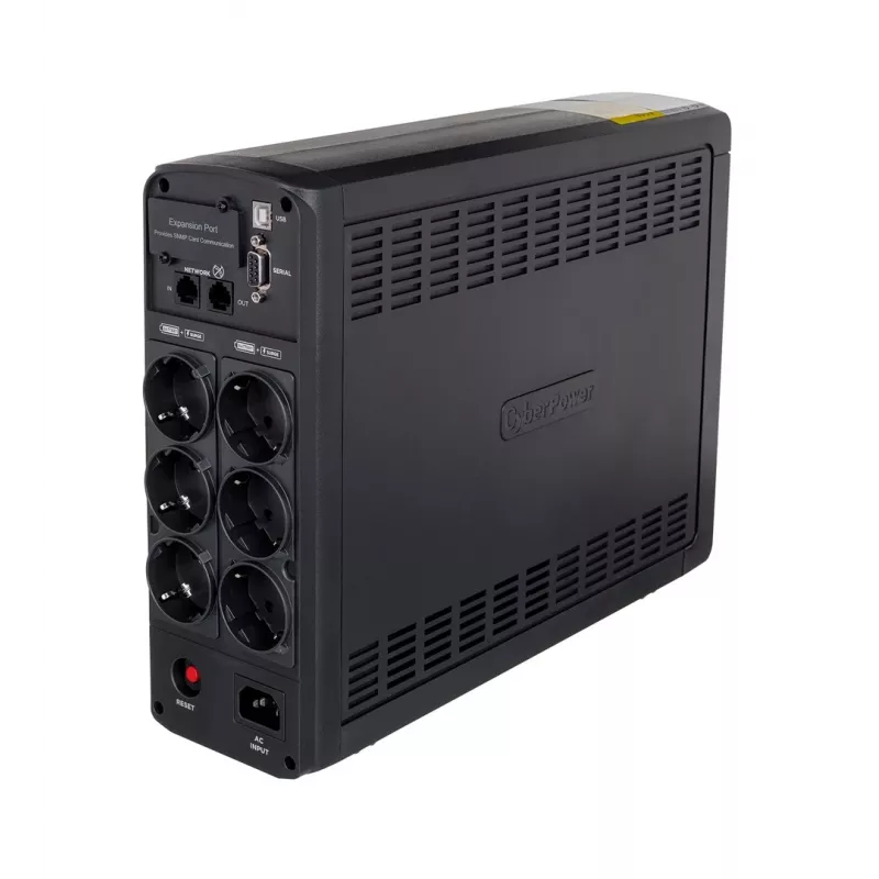 CyberPower CP1600EPFCLCD uninterruptible power supply (UPS) Line-Interactive 1.6 kVA 1000 W 6 AC outlet(s)