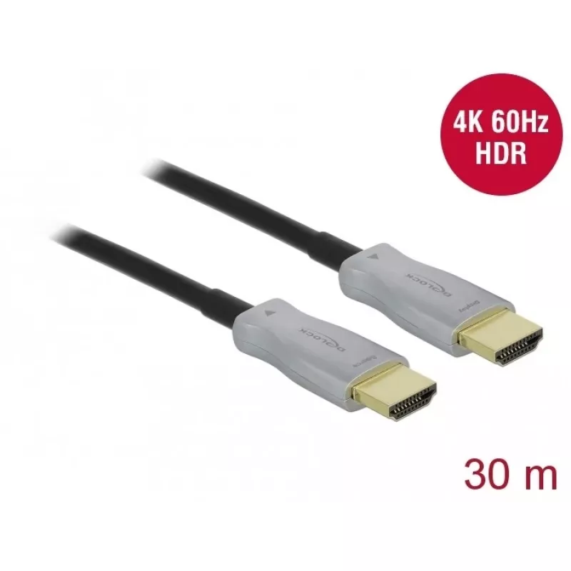 Active Optical Cable HDMI DeLOCK 85049 4K 60 Hz 30 m