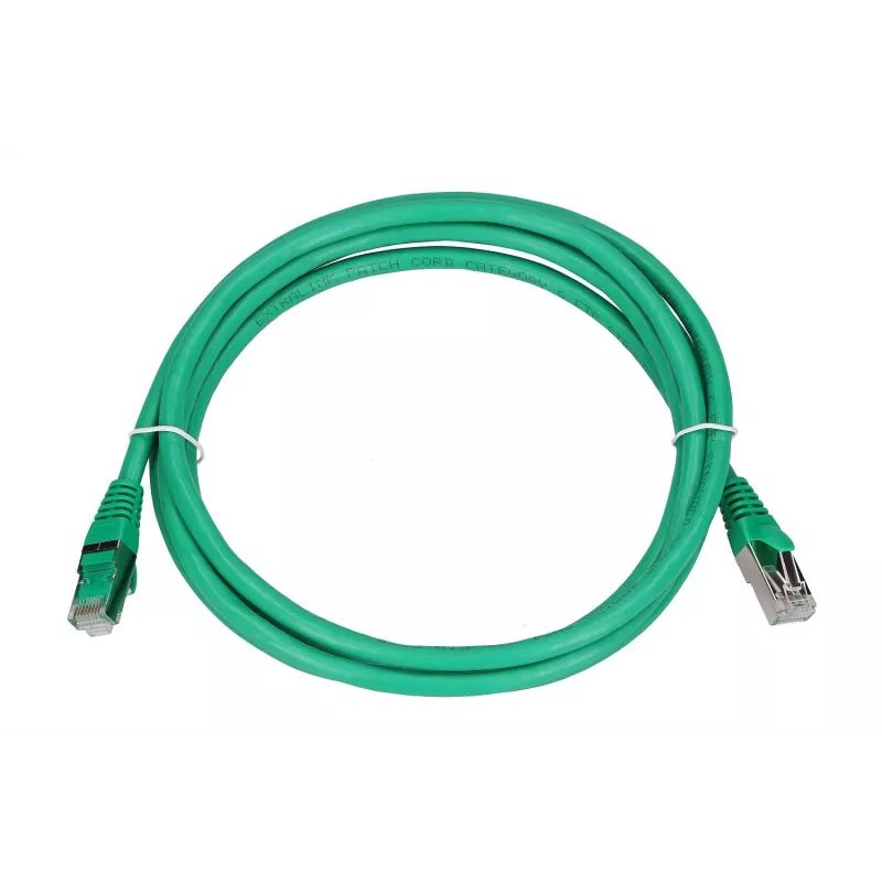 Extralink Cat.6 FTP 2m LAN Patch Cord, Copper Network Cable, Twisted Pair 1Gbit/s