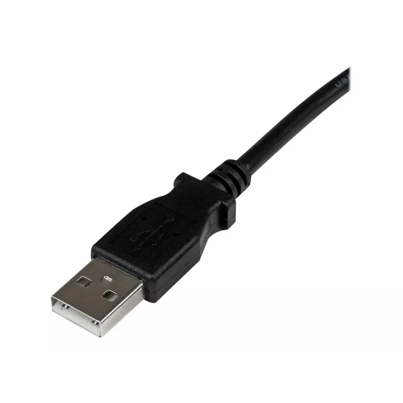 StarTech.com 3m USB 2.0 A to Right Angle B Cable - M/M, 3 m, USB A, USB B, USB 2.0, Black