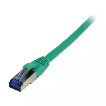 Patch cable RJ45 - CAT6A 500Mhz - 0.15m - green - S-STP(S/FTP) - TPE/LSZH(Superflex) - AWG26 - Syner