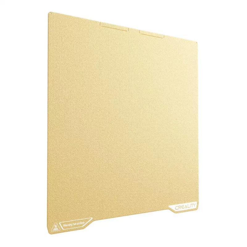 Buildplate Creality K2 PEI mattified build plate, compatible with Creality K2, yellow, 1 pcs