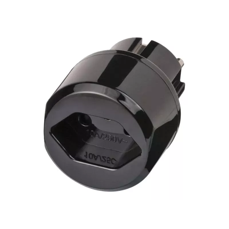 brennenstuhl Travel Adapter - Adapter for Power Connector - Black (1508480)