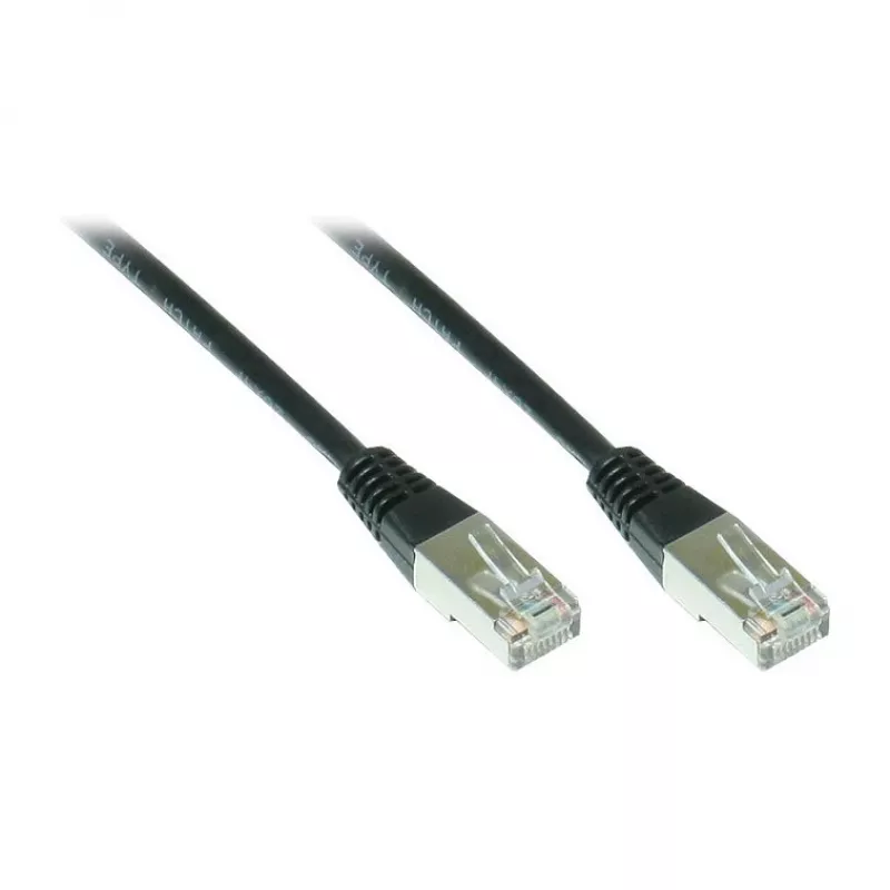 Good Connections Alcasa GOOD CONNECTIONS - Patch-Cable - RJ-45 (M) - RJ-45 (M) - 0.5 m - SFTP - (Kategorie 5e) - black (855S-005)