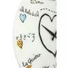 NeXtime klok 8030 Loving You, Ø43 cm, Wall, White/ Multi-color