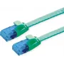 VALUE Patch Cable Cat.6A (Class EA) UTP, extra-Flat, Green, 0,5 m (21.99.2040)