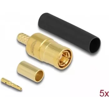 SMB plug for crimping RG-174 / RG-316 DeLOCK 90040