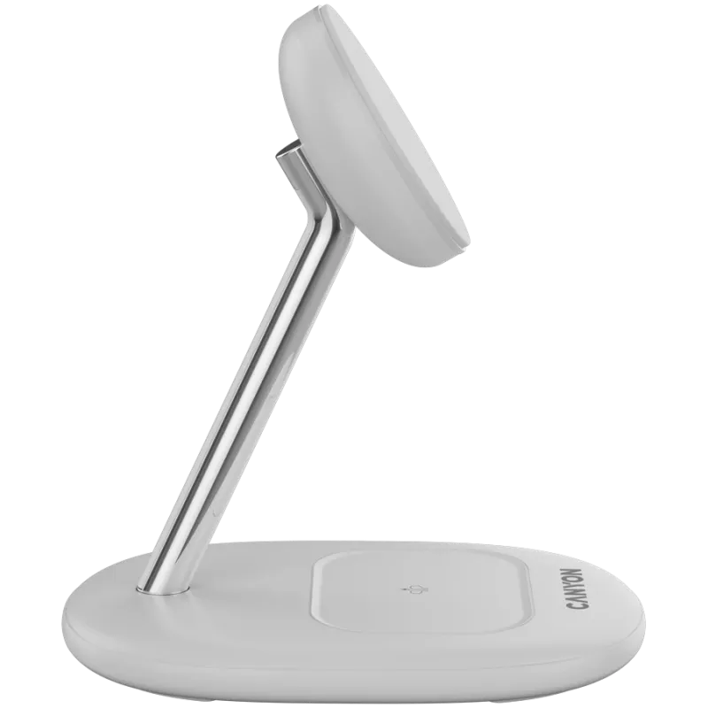 Canyon On Power 205 - 2in1 - wireless charging station for 2 devices simultaneously - white